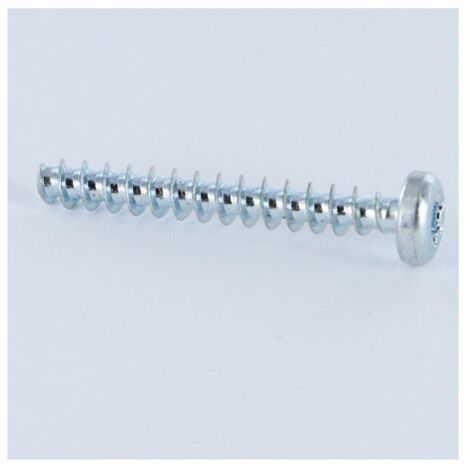 Vis PVC Tête cylindrique TC TORX T20 4X18 Sans pointe Acier zingué-1 pièce