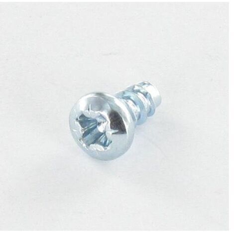 Vis PVC TRILOBE Tête cylindrique bombée TCB Pozi 3X16 FILET45 Acier zingué-1 pièce (1/3)