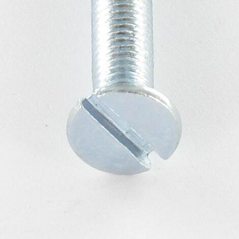 M2x20 : Vis plastique tête fraisée fendue diam. M2 longueur L:20 mm - Vis M2  tête fraisée fendue - Ajile