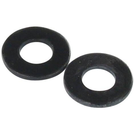 Rondelle Plate M6X14X1.2 M Acier zingué noir-500 pièces