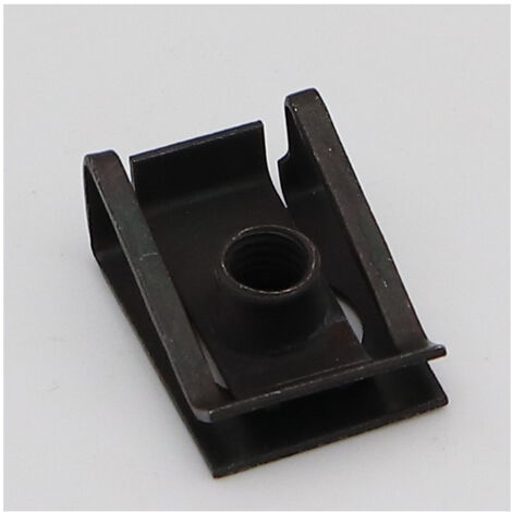 Ecrou à pincer M5 NUT8415 Epaisseur de serrage 0.5 à 4 Acier zingué noir-1 piece