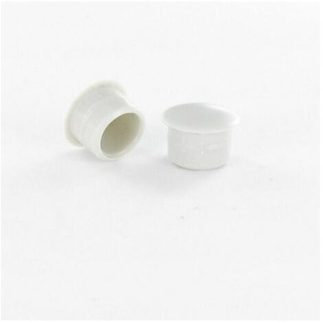 Bouchon Diamètre du corps 12 Diamètre de tête: 15 Longueur sous tête 8.4 Nylon RAL9010 blanc pur-1 pièce (1/4)
