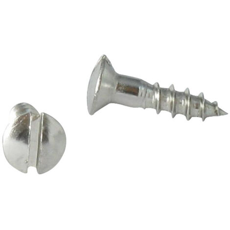 Vis bois Inox A2 Tête fraisée bombée TFB Fendue 3.5X20-30 pièces (1/4)