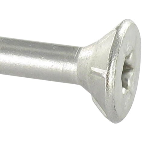 Vis bois et agglo TEKOR Tête fraisée TF Cranté 4.5X45 TORX T25 Acier zingué  Pointe