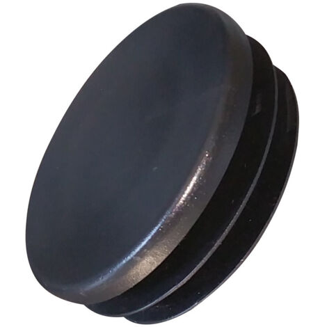 Bouchon rond pour tube Diamètre Extérieur 13 Intérieur 10-11.6 Polyethylène noir (1/5)