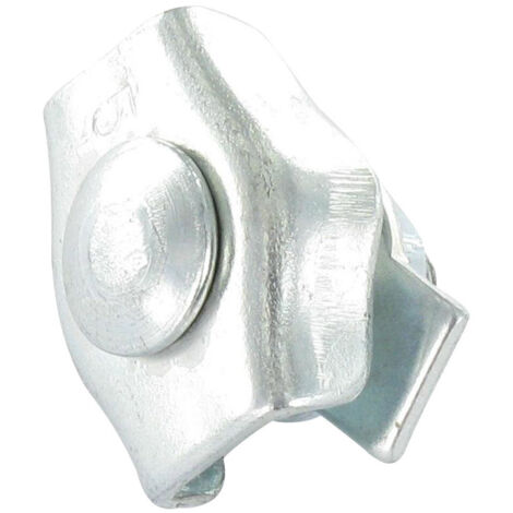 Serre cable plat simple Acier zingué Câble De 2-100 pièces