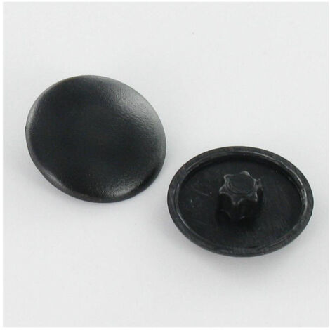 Cache vis Tête fraisée TORX TORX T30 Diamètre de tête: 16.5 Polyethylène noir