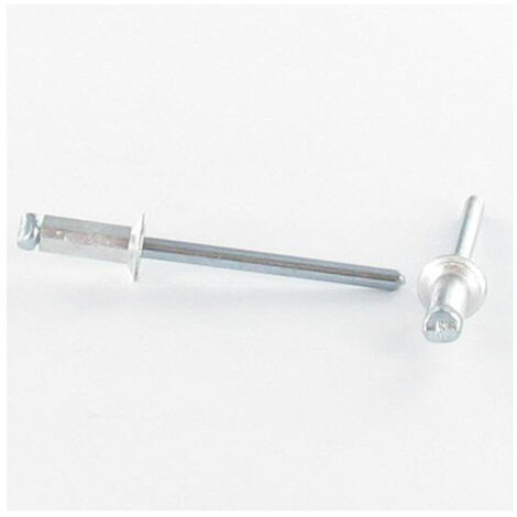 Rivet aveugle Aluminium Tige acier 2.4X10 Epaisseur de serrage 6 à 8 Tête fraisée ALX