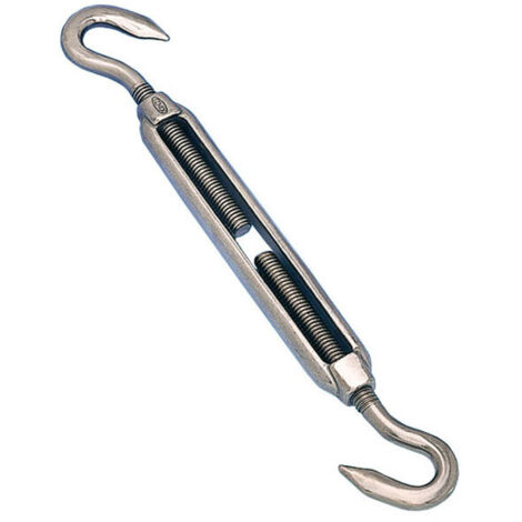 6Pcs Tendeur de câble avec crochet et œillet - En acier inoxydable 304