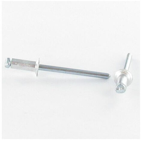 Rivet aveugle Aluminium Tige acier 4X14 Epaisseur de serrage 8 à 14 Tête fraisée ALX