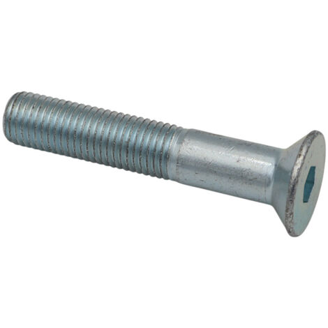 Vis métaux FHC tête fraisée empreinte hexagonale creuse Clé de 12 HC12 M20X90 Filetage partiel Classe 10.9 Acier-5 pièces (1/5)