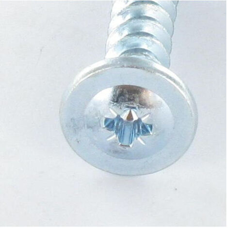 Vis Euro Poelier tête ronde large TRL Pozi N°2 6.3X28 Acier zingué à-200 pièces