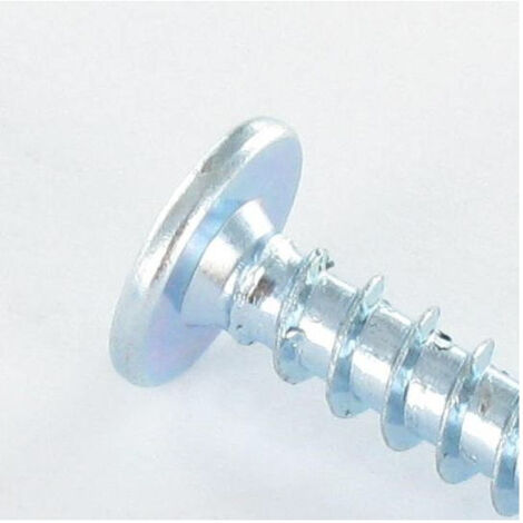 Vis Euro Poelier tête ronde large TRL Pozi N°2 6.3X28 Acier zingué à-200 pièces