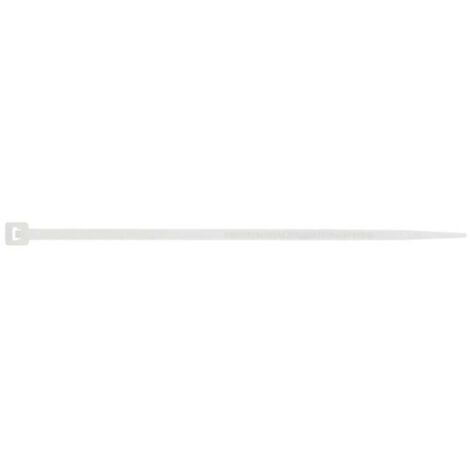Lien de serrage 7.6X200 Nylon Polyamide 6.6 Blanc-10 pièces