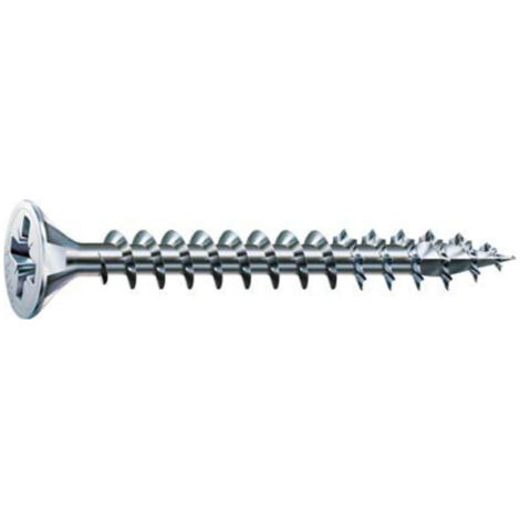 Vis Spax Tête fraisée Pozi N°2 4X25 Diamètre de tête: 7 Filetage total WIROX-1000 pièces (1/5)