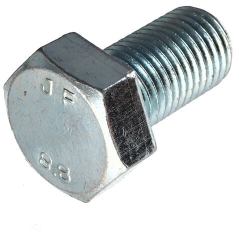 Vis métaux Tête hexagonale TH M24X40 Classe 8.8 Acier zingué-1 piece
