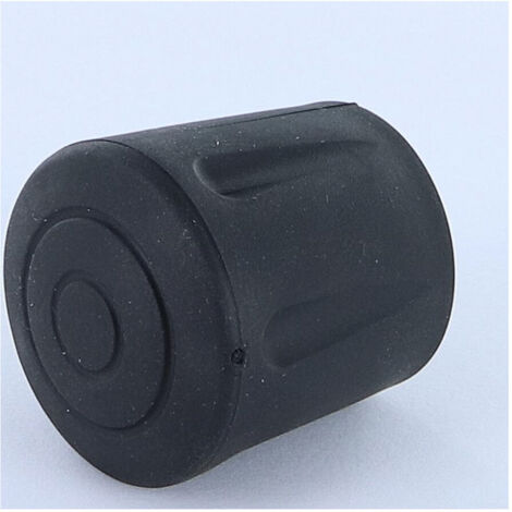 Embout rond envellopant caoutchouc vulcanisé Noir Pour Tube 20 à 21-1 pièce (1/4)