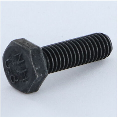 Vis métaux Tête hexagonale TH M6X20 Classe 6.8 Acier zingué nickel noir renforcE - Haute tenue à la corrosion-10 pièces (1/2)