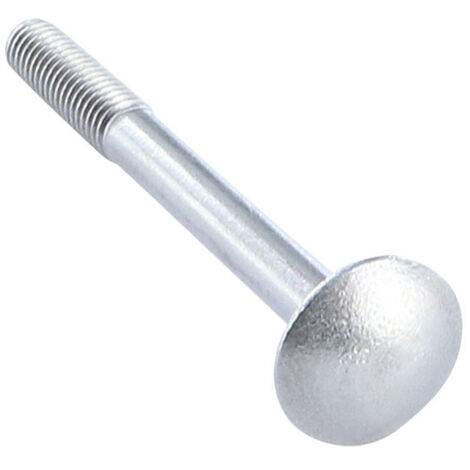 Lot De 10 Boulons Tête Ronde 6x12 - Collet Carré Japy Zingué - Marque Plombelec - Neuf