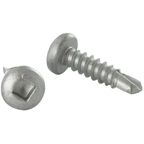 Vis autoperceuse Tête cylindrique TC Carré 4.8X25 Inox AISI 410-30 pièces (1/4)