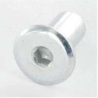Combifix écrou relieur Tête plate Diamètre de tête: 15 Diamètre du corps 9 Longueur sous tête 15 M6 Clé de 4 HC4 Acier z  Conditionnement: 1 pièce