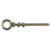 Piton à Oeil Fileté Avec Ecrou Inox A4 M1-20 pièces