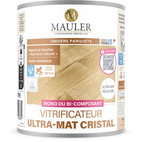 Vitrificateur parquet & escalier - 10L Ultra Mat Incolore - Ecolabel - Vitrificateur ultra mat cristal Mauler