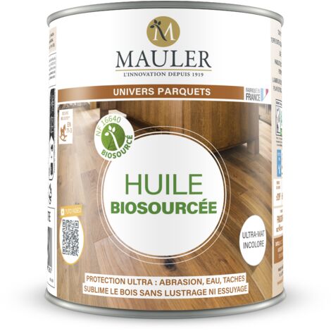 Huile parquet et meuble anti tache - 5L Ultra Mate Incolore - PV Contact alimentaire - Huile biosourcée Ultra-Mate Mauler