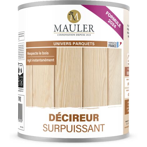 Décireur pour cires anciennes, taches de gras - 1L - Qualité air A+ - Décireur Surpuissant Mauler