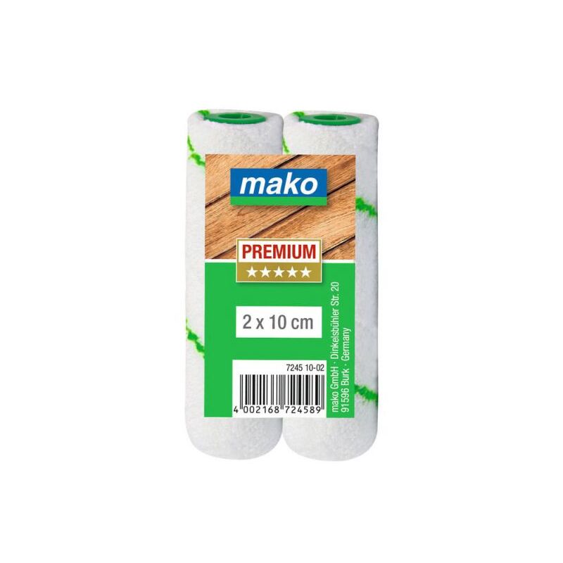 mako rouleau de glaçage rouleaux de rechange microfibre extra court PREMIUM 10cm - 724510-02