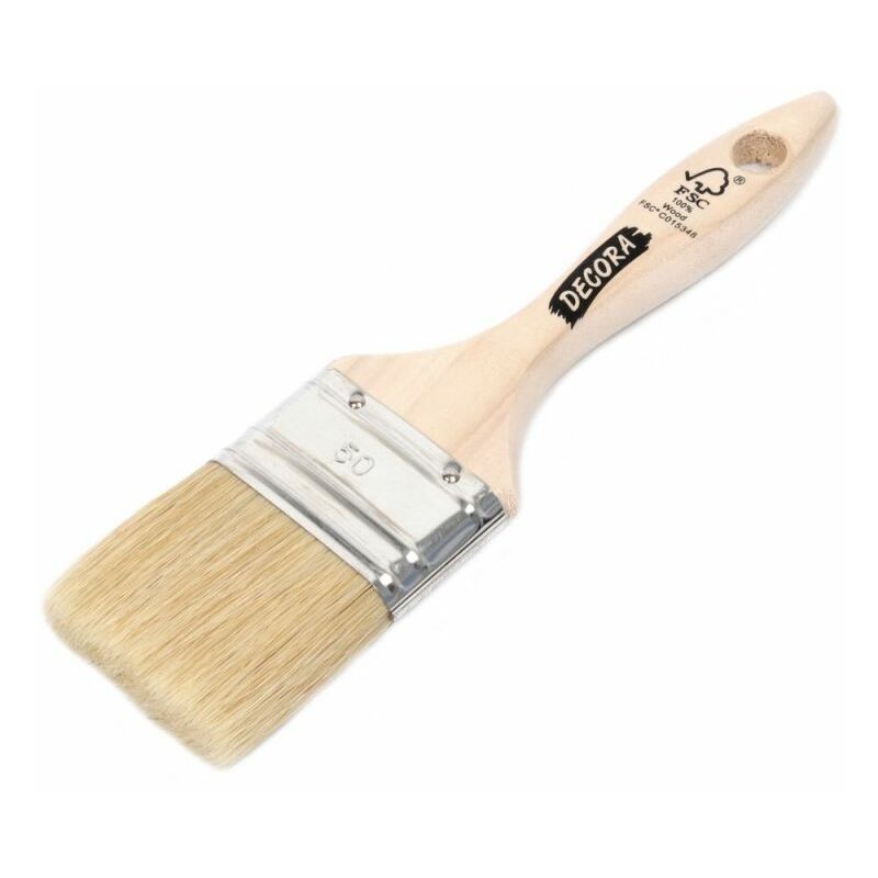 Pinceau brosse plate peinture acrylique L'outil Parfait Aquasilver 40 mm