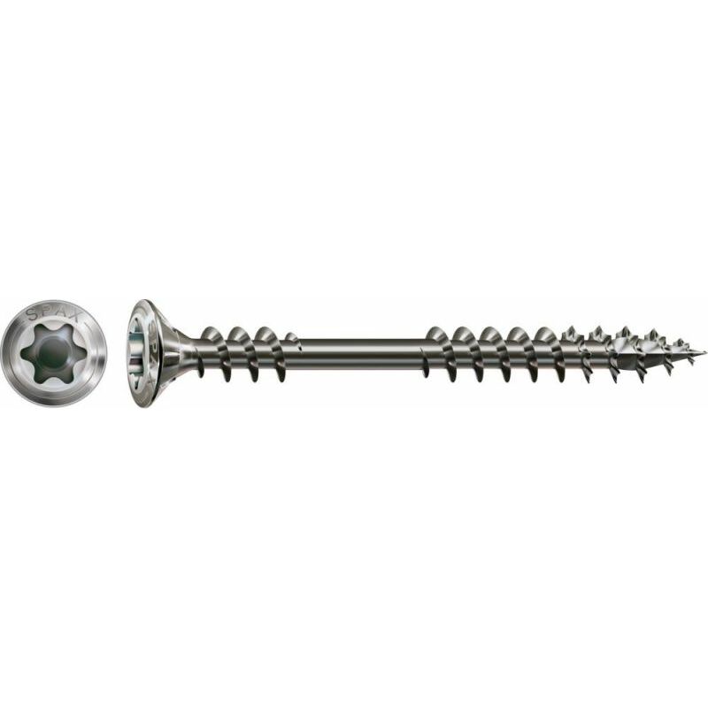 Vis bois inox A4 têtes fraisées bombées fendues Dimension 3X20 mm