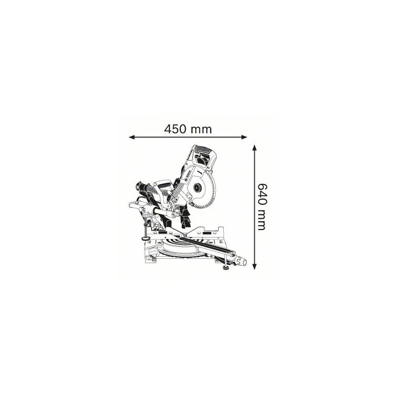 Bosch Professional Scie à panneaux GCM 8 SJL