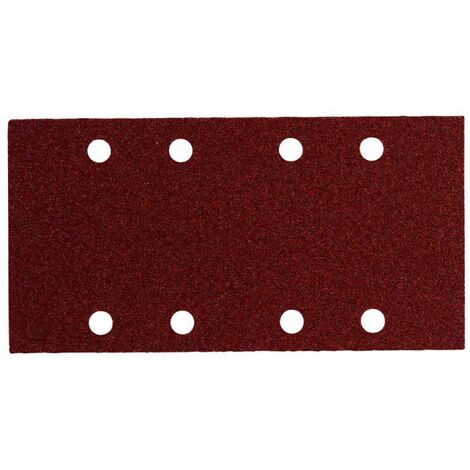 METABO 10 FEUILLES ABRASIVES AUTO-AGRIPPANTES 93 X 185 MM, P 180, B+M, POUR PONCEUSE VIBRANTE (625770000) (1/2)