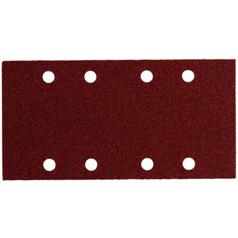 METABO 10 FEUILLES ABRASIVES AUTO-AGRIPPANTES 93 X 185 MM, P 120, B+M, POUR PONCEUSE VIBRANTE (625769000)