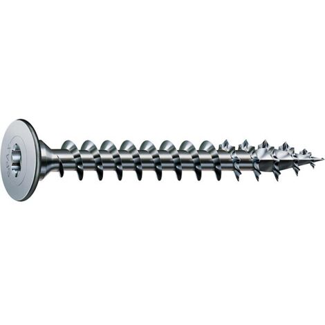SPAX Tête plate pour parois arrière, 4,0 x 25, 300 pièces, filetage complet, tête pour parois arrière, T-STAR plus, 4CUT - 0151010400253