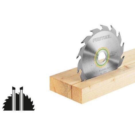 Festool – Lame de scie circulaire 225mm pour bois dur – Alésage 30mm – 18 dents PW – Coupe longitudinale rapide – 496303