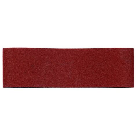 3 bandes abrasives 75 x 533 mm, P 320, bois+métal, qualité extra, pour ponceuse à bande metabo 3 pièces (1/2)