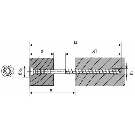 Acheter SPAX vis IN.FORCE WIROX - 6x120 L (bte 24 pces) en ligne