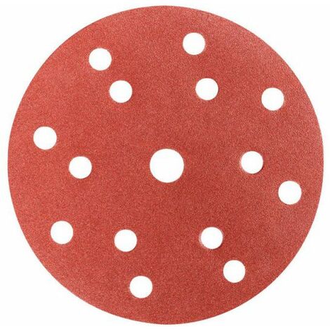 METABO 50 feuilles abrasives auto-agrippantes 150 mm, P100, bois + métal, multi-hole (626677000) (1/2)