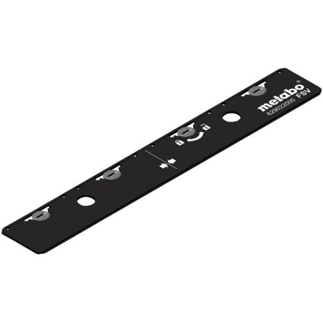 Raccord FSV pour rails de guidage – Accessoire robuste pour coupes longues et précises – Compatible Metabo FS – Couleur métallique