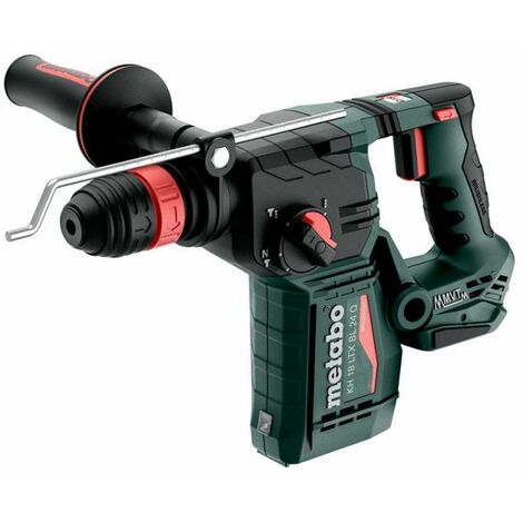 Metabo – Marteau perforateur sans fil 18V – Énergie de frappe 2,2J – SDS-plus pour béton armé – Moteur Brushless – 601714840