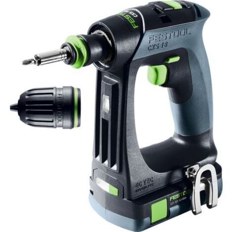 Festool Perceuse-visseuse à accu CXS 18-Basic-3,0 - 578063 incl. 1 accu gratuit dans la livraison