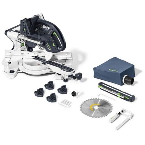 Festool – Scie à onglets sans fil 216mm – Profondeur de coupe 305 x 60mm – Angle d'inclinaison 47° – Moteur EC-TEC sans balais (1/10)