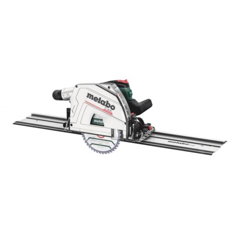 Metabo – Scie plongeante 66mm – Moteur Brushless – Profondeur de coupe 66mm – Rail de guidage FS 160 inclus – Pour bois dur et teck (1/4)