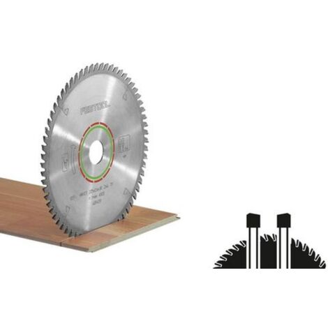 Lame de scie circulaire 260 mm – 64 dents pour bois dur et laminés – Coupe nette sans éclat – Compatible avec scies FESTOOL