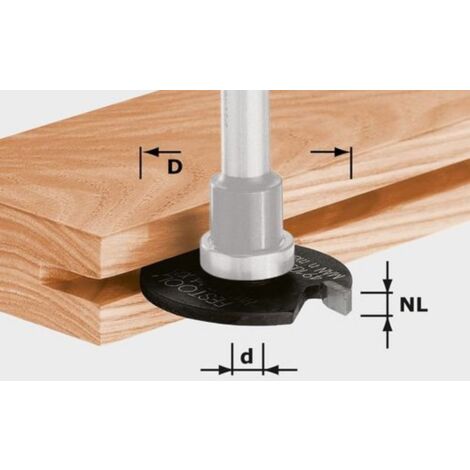 Festool – Disque à rainurer HW Ø40 mm – Largeur 2,5 mm pour rainurage bois dur – Changement rapide – 491056 (1/3)
