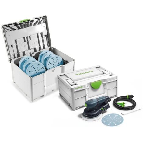 Festool – Ponceuse excentrique 400W – Ø plateau 150mm – Vitesse 6000-10000 min⁻¹ – Pour ponçage fin et extra fin – Moteur sans charbons EC-TEC