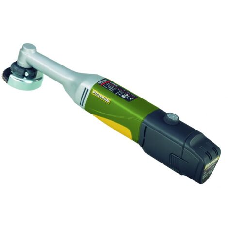 Proxxon – Meuleuse d'angle à long col sans fil 10.8V – Ø disque 50 mm – 1 batterie 2.6Ah – Moteur DC pour coupe précise – Mallette incluse