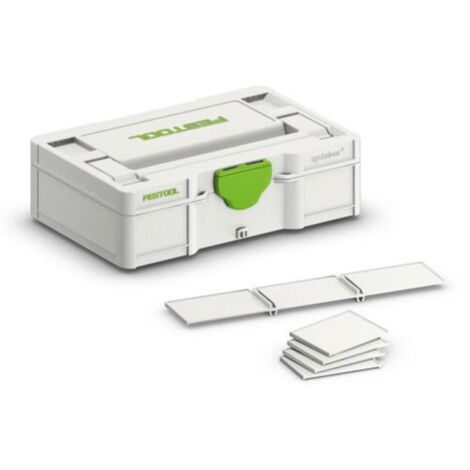 Festool – Caisse de transport SYS3 S 76 – Dimensions 265 x 171 x 76 mm – Rangement modulaire pour outils – Séparateurs inclus - W345363